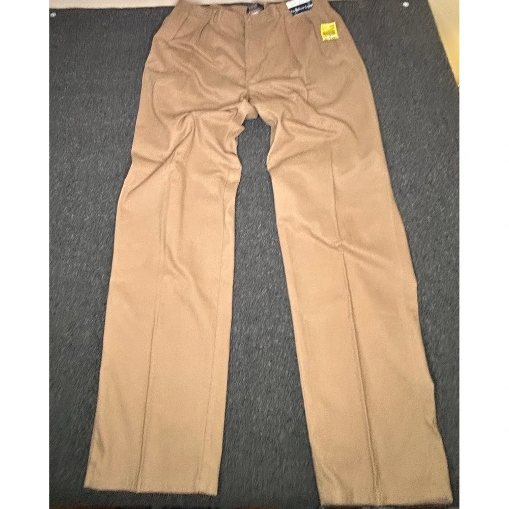 Vtg Polo Ralph Lauren Sand Chino Khaki Camel Pleated Classic Pants 40 x‎ 36 NWT